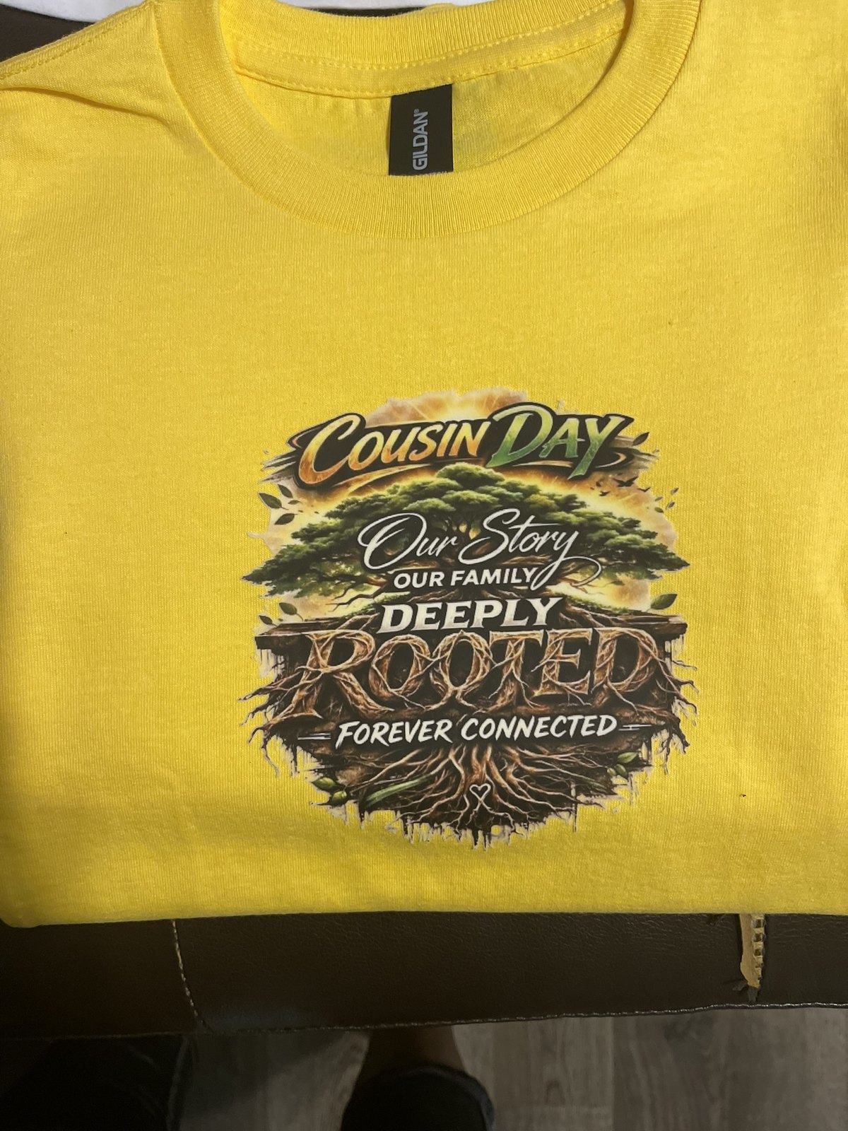 Custom family event shirt created by Healthy Intentions